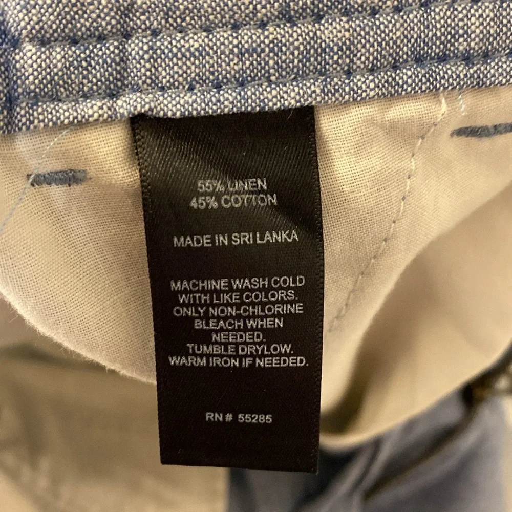 Express Men’s Blue Linen Shorts